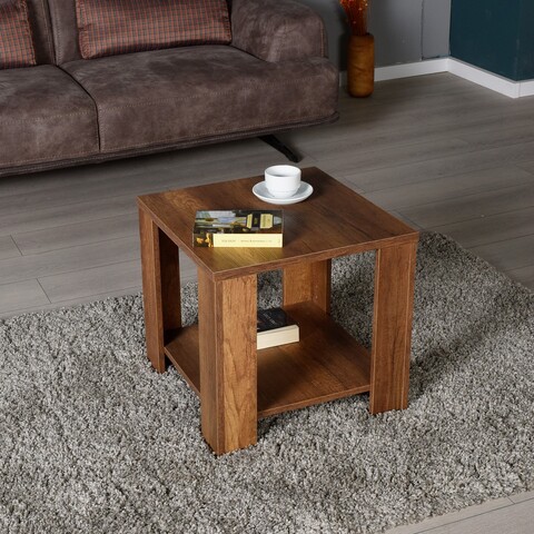 Masuta de cafea, Adore, Shp-550-Oo-1, 50x48x50 cm, PAL, Nuc