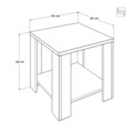 Masuta de cafea, Adore, Shp-550-Oo-1, 50x48x50 cm, PAL, Nuc