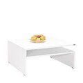 Masuta de cafea, Adore, Shp-640-Dd-1, 90x42x90 cm, PAL, Alb diamant