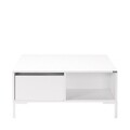 Masuta de cafea, Adore, Shp-660-Dd-1, 90x42x90 cm, PAL, Alb diamant
