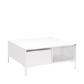 Masuta de cafea, Adore, Shp-660-Dd-1, 90x42x90 cm, PAL, Alb diamant