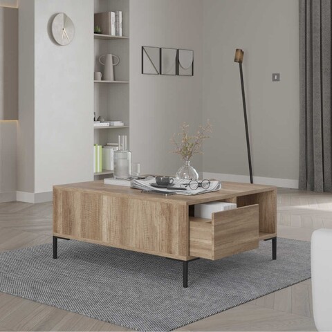 Masuta de cafea, Adore, Shp-660-Tt-1, 90x42x90 cm, PAL, Grej
