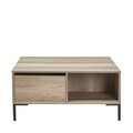 Masuta de cafea, Adore, Shp-660-Tt-1, 90x42x90 cm, PAL, Grej