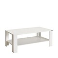 Masuta de cafea, Adore, Shp-695-Dd-1, 110x42x65 cm, PAL, Alb diamant