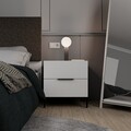 Noptiera, Adore, Kmd-1720-Dd-1, 55x59x44 cm, PAL, Alb