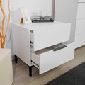 Noptiera, Adore, Kmd-1720-Dd-1, 55x59x44 cm, PAL, Alb