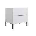 Noptiera, Adore, Kmd-1720-Dd-1, 55x59x44 cm, PAL, Alb