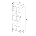 Corp biblioteca, Adore, Tkt-931-Fx-1, 67x180x30 cm, PAL, Multicolor