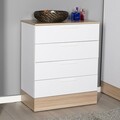 Dulap, Adore, Sfn-840-Mb-1, 72x88x40 cm, PAL, Stejar / Alb