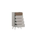 Dulap, Adore, Milano 5, 60x121x44 cm, PAL, Bej