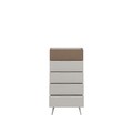 Dulap, Adore, Milano 5, 60x121x44 cm, PAL, Bej