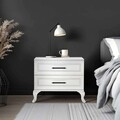 Noptiera, Adore, Kmd-1002-Dd-1, 51x53x40 cm, PAL, Alb