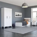Noptiera, Adore, Kmd-1002-Dd-1, 51x53x40 cm, PAL, Alb
