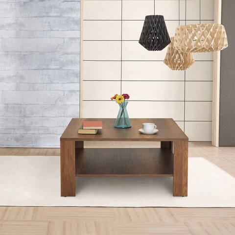Masuta de cafea, Adore, Shp-690-Oo-1, 90x42x90 cm, PAL, Maro