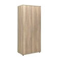 Dulap pentru haine, Adore, Grd-320-Tt-1, 80x187x47 cm, PAL, Nuc deschis