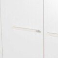 Dulap pentru haine, Adore, Base 6, 224x206x52 cm, PAL, Alb