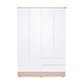 Dulap pentru haine, Adore, Base 4, 137x198x52 cm, PAL, Alb