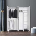 Dulap pentru haine, Adore, Grd-1040-Dd-3, 180x224x62 cm, PAL, Alb