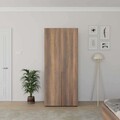 Dulap pentru haine, Adore, Grd-1725-Oo-2, 90x210x62 cm, PAL, Maro