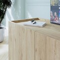 Comoda TV, Adore, Tvc-740-Ff-1, 180x62x41 cm, PAL, Stejar