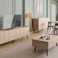 Comoda TV, Adore, Tvc-740-Ff-1, 180x62x41 cm, PAL, Stejar