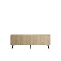 Comoda TV, Adore, Tvc-740-Ff-1, 180x62x41 cm, PAL, Stejar