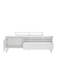 Comoda TV, Adore, Tvr-511-Dd-1, 150x53x40 cm, PAL, Alb