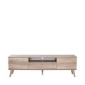 Comoda TV, Adore, Tvr-621-Tt-1, 180x55x40 cm, PAL, Nuc deschis