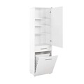 Dulap multifunctional, Adore, Adr-621-Pp-1, 52x187x38 cm, PAL, Alb