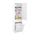 Dulap multifunctional, Adore, Adr-621-Pp-1, 52x187x38 cm, PAL, Alb