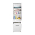Dulap multifunctional, Adore, Adr-621-Pp-1, 52x187x38 cm, PAL, Alb
