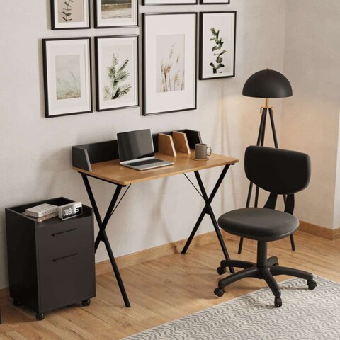 Dulap multifunctional, Adore, Gks-920-Ee-1, 40x56x40 cm, PAL, Negru