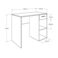Birou, Adore, Cms-505-Aa-1, 90x75x52 cm, PAL, Antracit