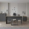 Birou, Adore, Rms-320-Ax-1, 160x75x144 cm, PAL, Antracit / Stejar