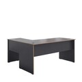 Birou, Adore, Rms-320-Ax-1, 160x75x144 cm, PAL, Antracit / Stejar