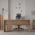 Birou, Adore, Rms-320-Oo-1, 160x75x144 cm, PAL, Maro