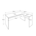 Birou, Adore, Rms-320-Oo-1, 160x75x144 cm, PAL, Maro