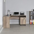 Birou, Adore, Rms-320-Tt-1, 160x75x144 cm, PAL, Nuc deschis