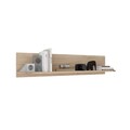 Raft de perete, Adore, Raf-11-Ff-1, 120x25x20 cm, PAL, Stejar