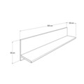 Raft de perete, Adore, Raf-11-Ff-1, 120x25x20 cm, PAL, Stejar