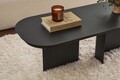 Masuta de cafea, Cerritos, Shb-010, 120x45x44 cm, Metal, Negru