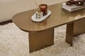Masuta de cafea, Cerritos, Shb-010-A, 120x45x44 cm, Metal, Auriu