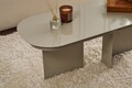 Masuta de cafea, Cerritos, Shb-010-B, 120x45x44 cm, Metal, Grej