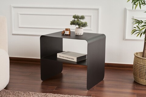 Masuta, Cerritos, Shb-013, 45x56x52 cm, Metal, Negru