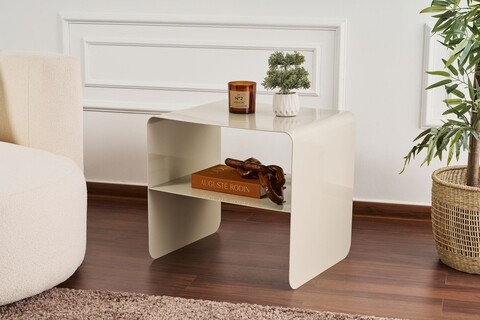 Masuta, Cerritos, Shb-013-B, 45x56x52 cm, Metal, Grej