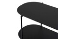 Masuta de cafea, Cerritos, Shb-014, 100x45x51 cm, Metal, Negru