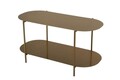 Masuta de cafea, Cerritos, Shb-014-A, 100x45x51 cm, Metal, Auriu