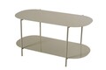 Masuta de cafea, Cerritos, Shb-014-B, 100x45x51 cm, Metal, Grej