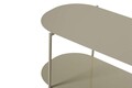 Masuta de cafea, Cerritos, Shb-014-B, 100x45x51 cm, Metal, Grej