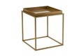 Masuta de cafea, Cerritos, Shb-018-A, 45x45x52 cm, Metal, Auriu